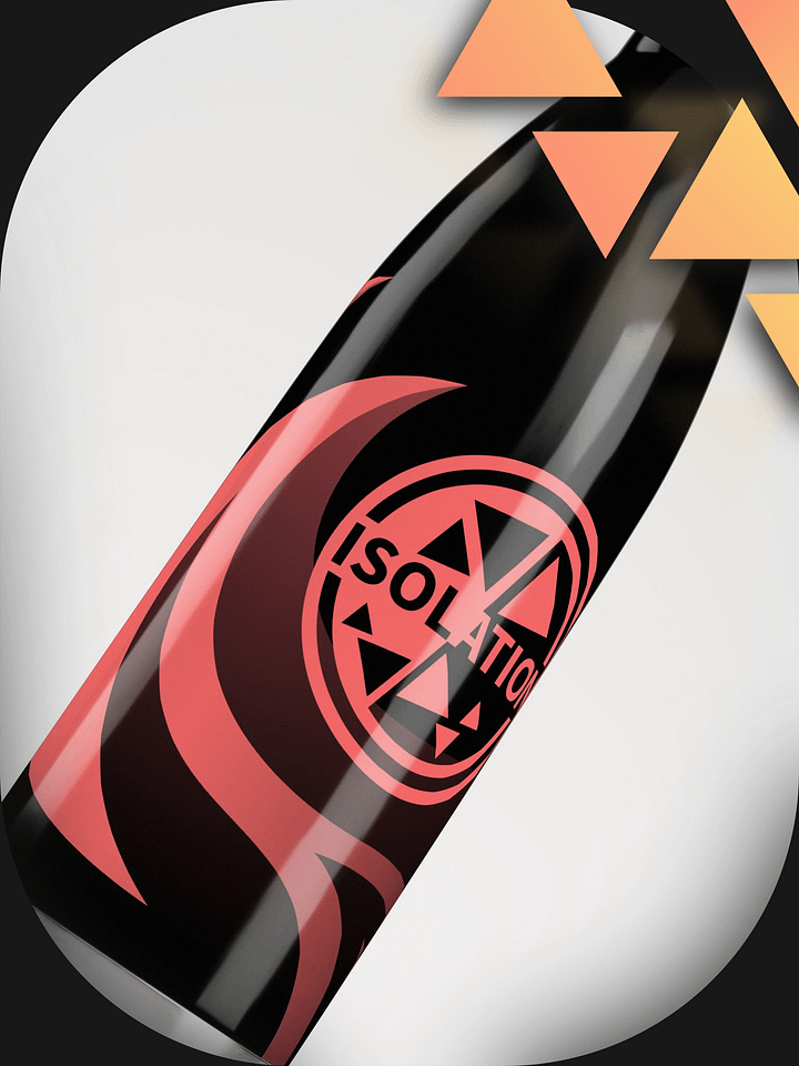 ISOLATION — 2019 LOGO — STAINLESS STEEL BOTTLE — RED product image (1)