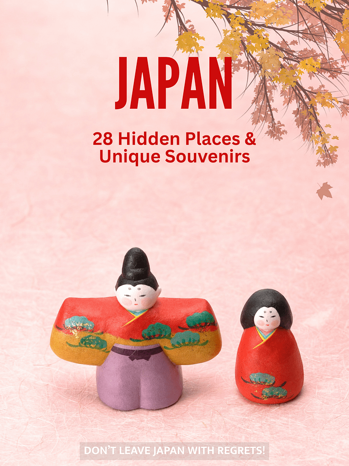 Japan: 28 Hidden Places & Unique Souvenirs – Don’t Leave Japan With Regrets product image (1)