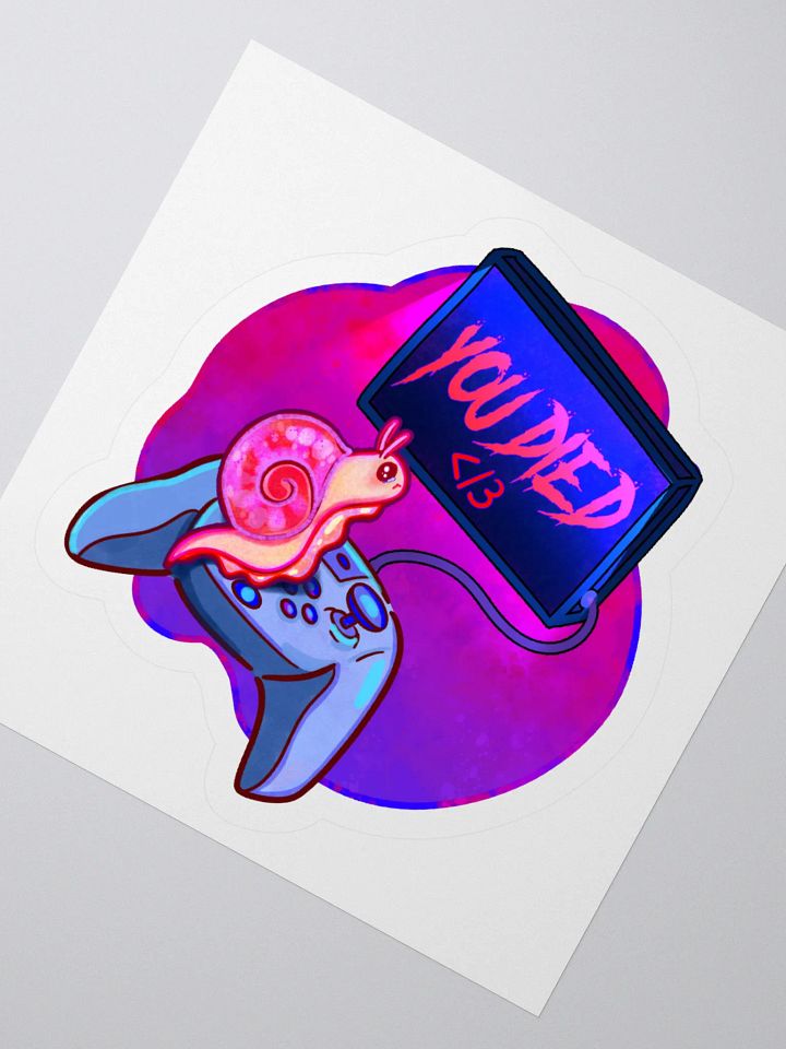 Gamer Snail Sticker product image (4)