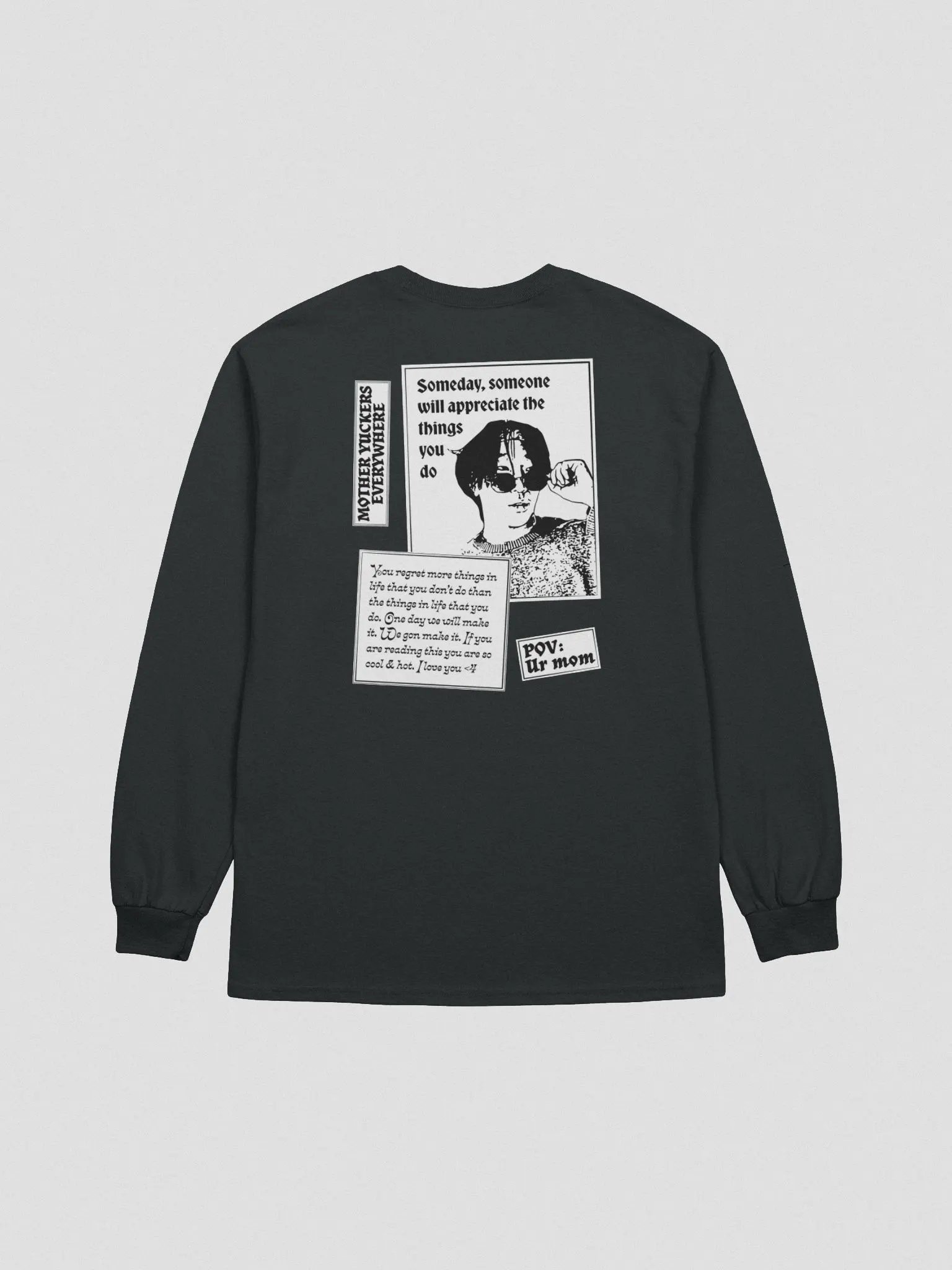 Black Gummy Bear Long Sleave Shirt product image (2)