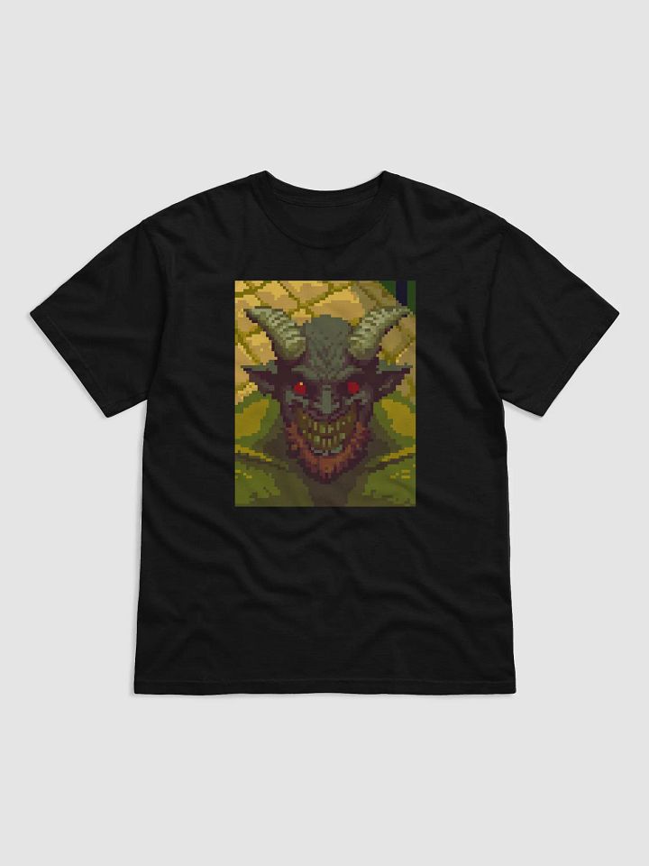 90s Demonic Gamer Glitch – Retro Pixel Horror T-Shirt: Variant #2 product image (1)