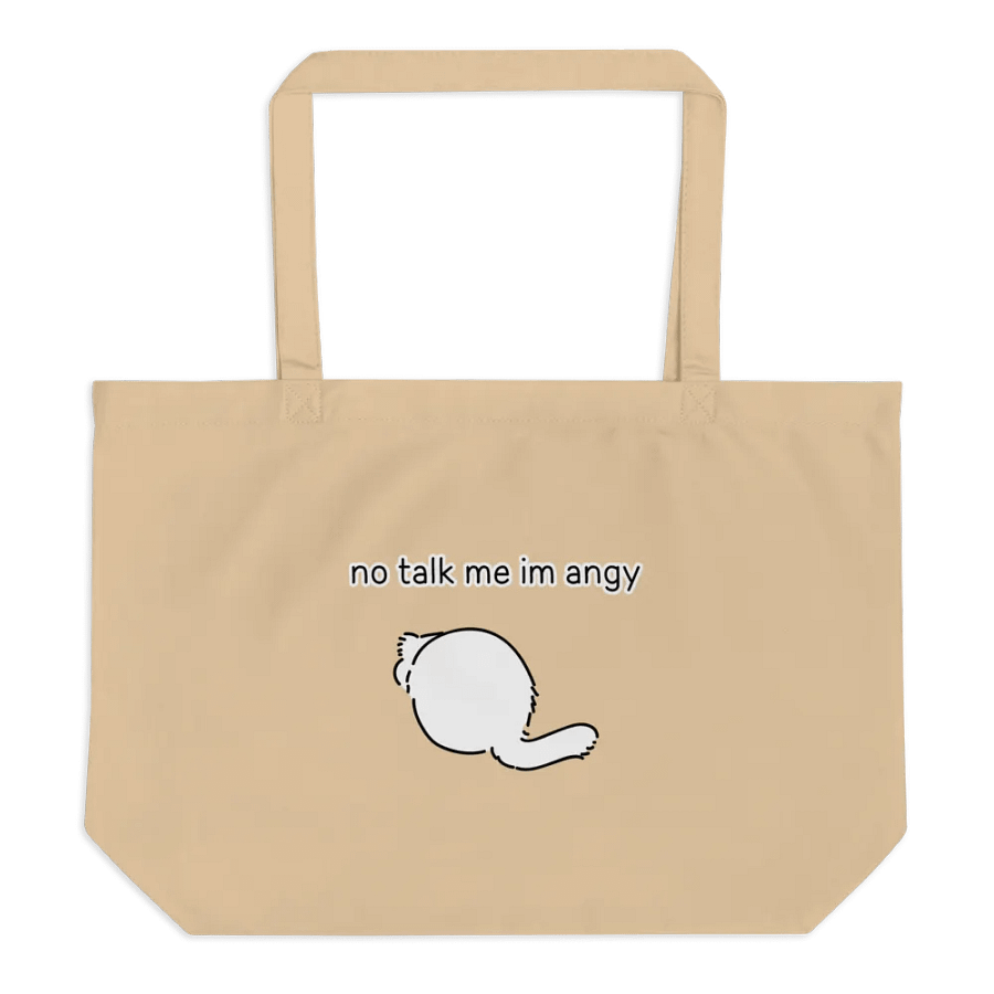 No Talk Manul Angy - Tote Bag product image (1)