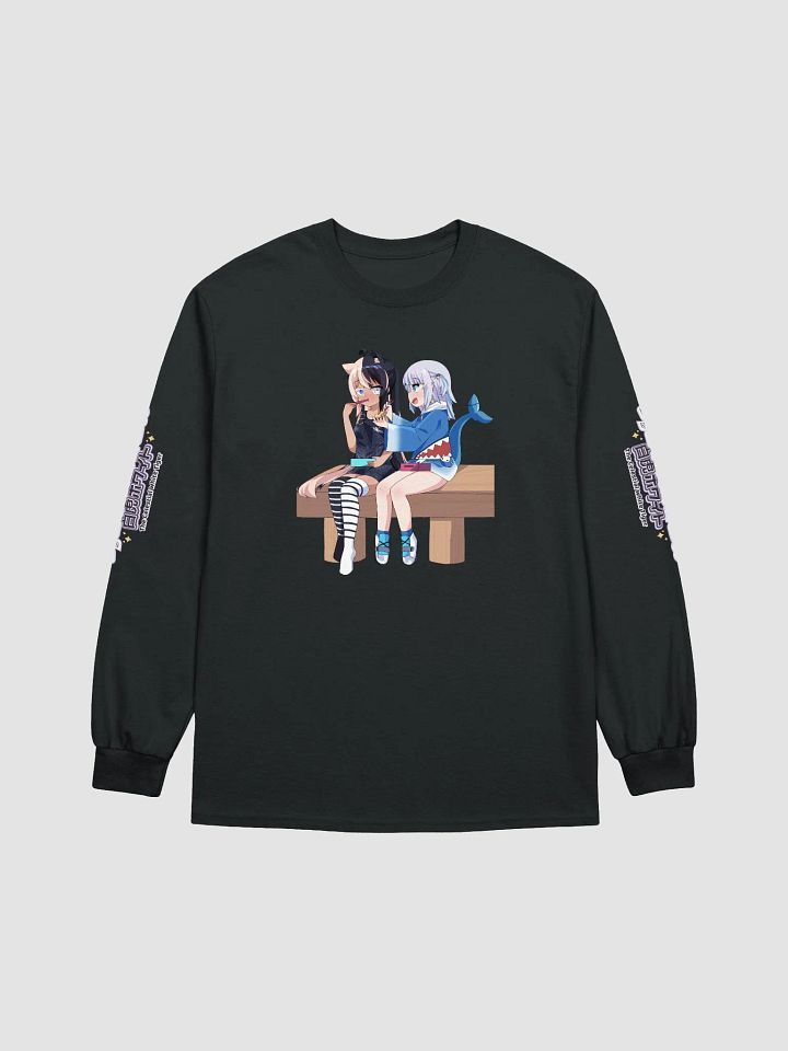 Cotton Long Sleeve T-Shirt (Unisex) - Byakko x Gura Edition product image (8)