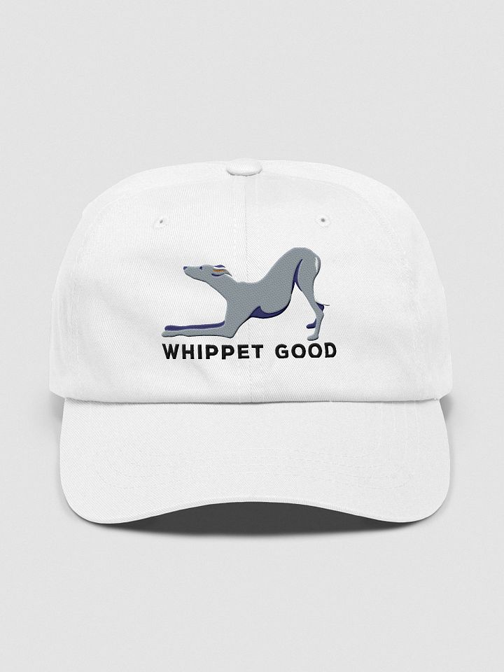 Whippet Good Classic Dad Hat(Embroidered) of a Whippet(Blue) product image (41)