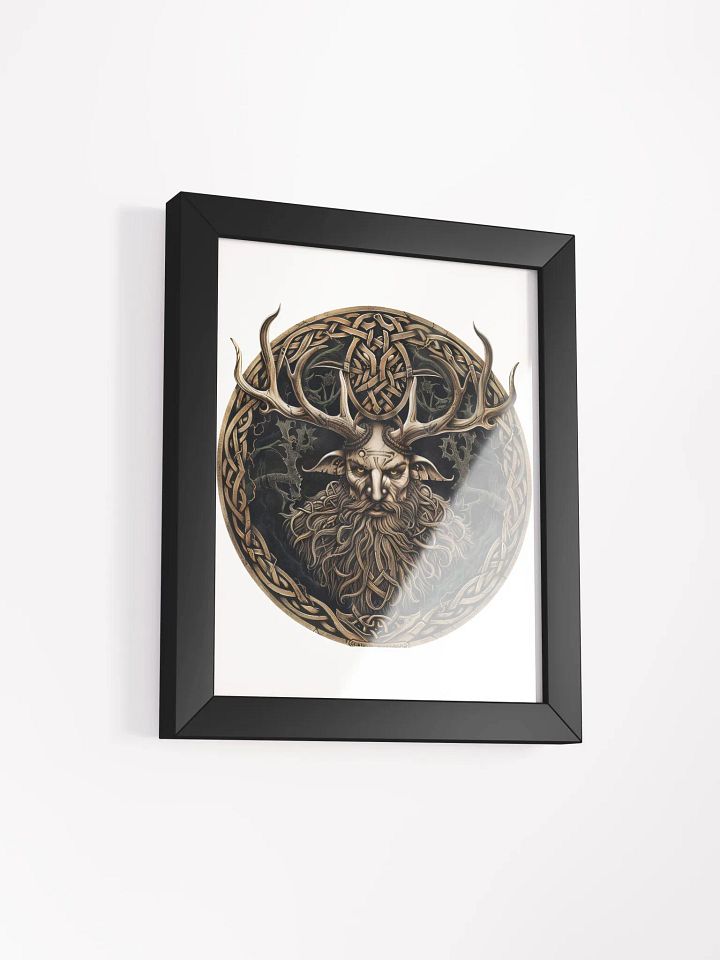 Cernunnos - The Celtic Horned God Framed High-Quality Matte Poster product image (7)