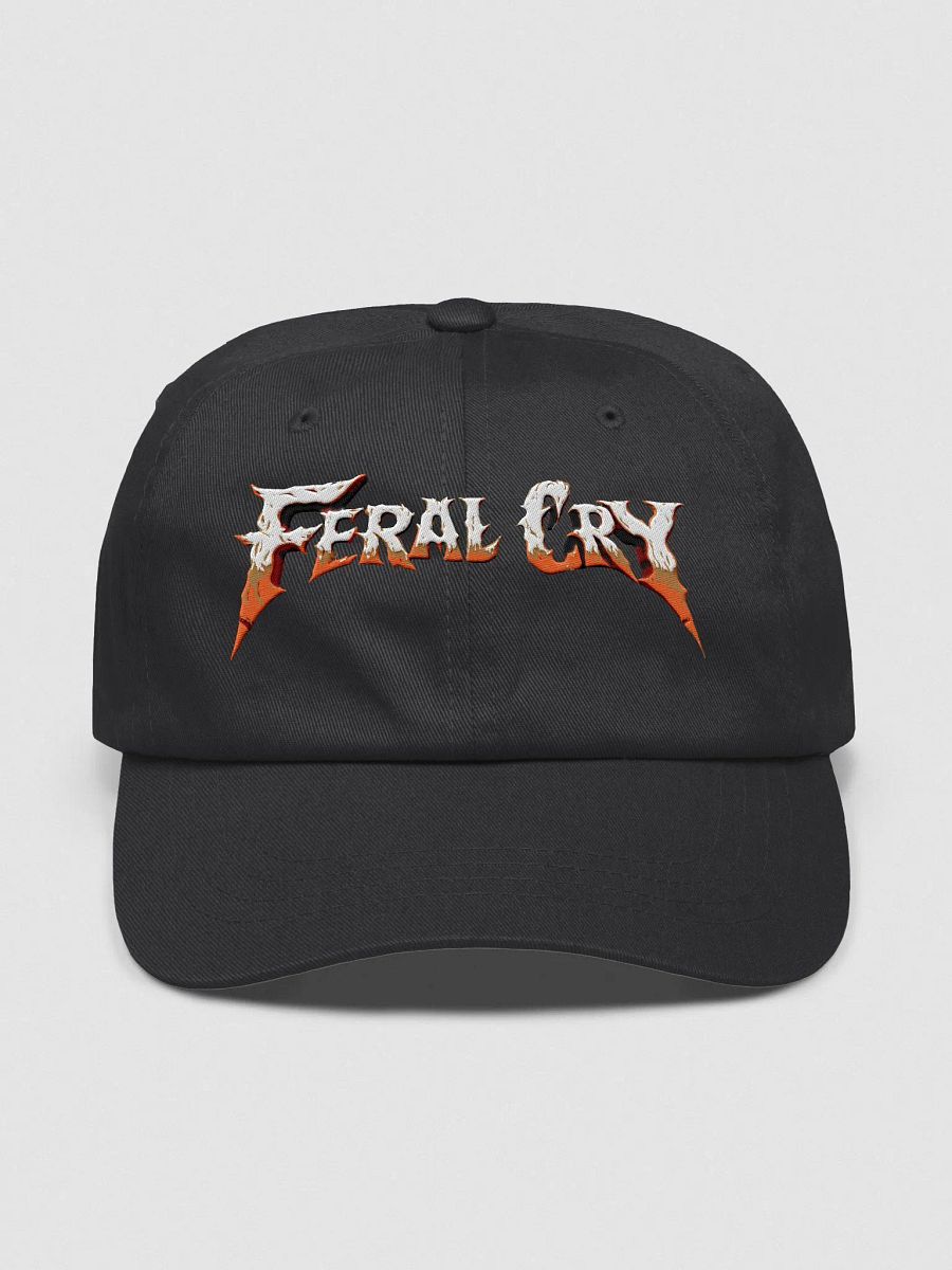 Feral Cry Fiery Distressed Dad Hat product image (1)