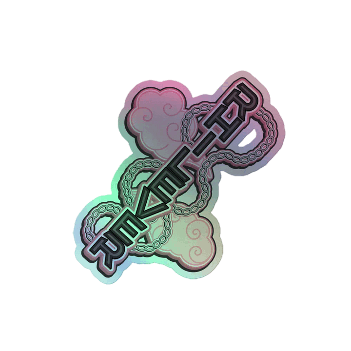 Holo Vertical Logo Sticker product image (1)