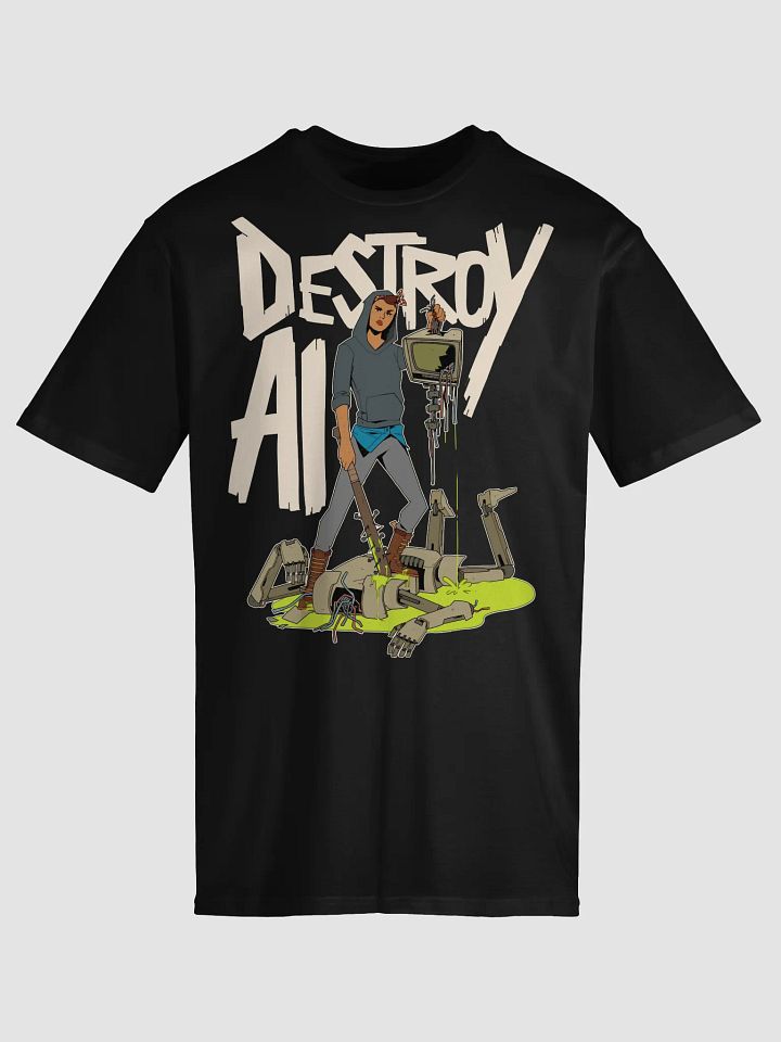 Destroy AI T-Shirt (Black) product image (1)