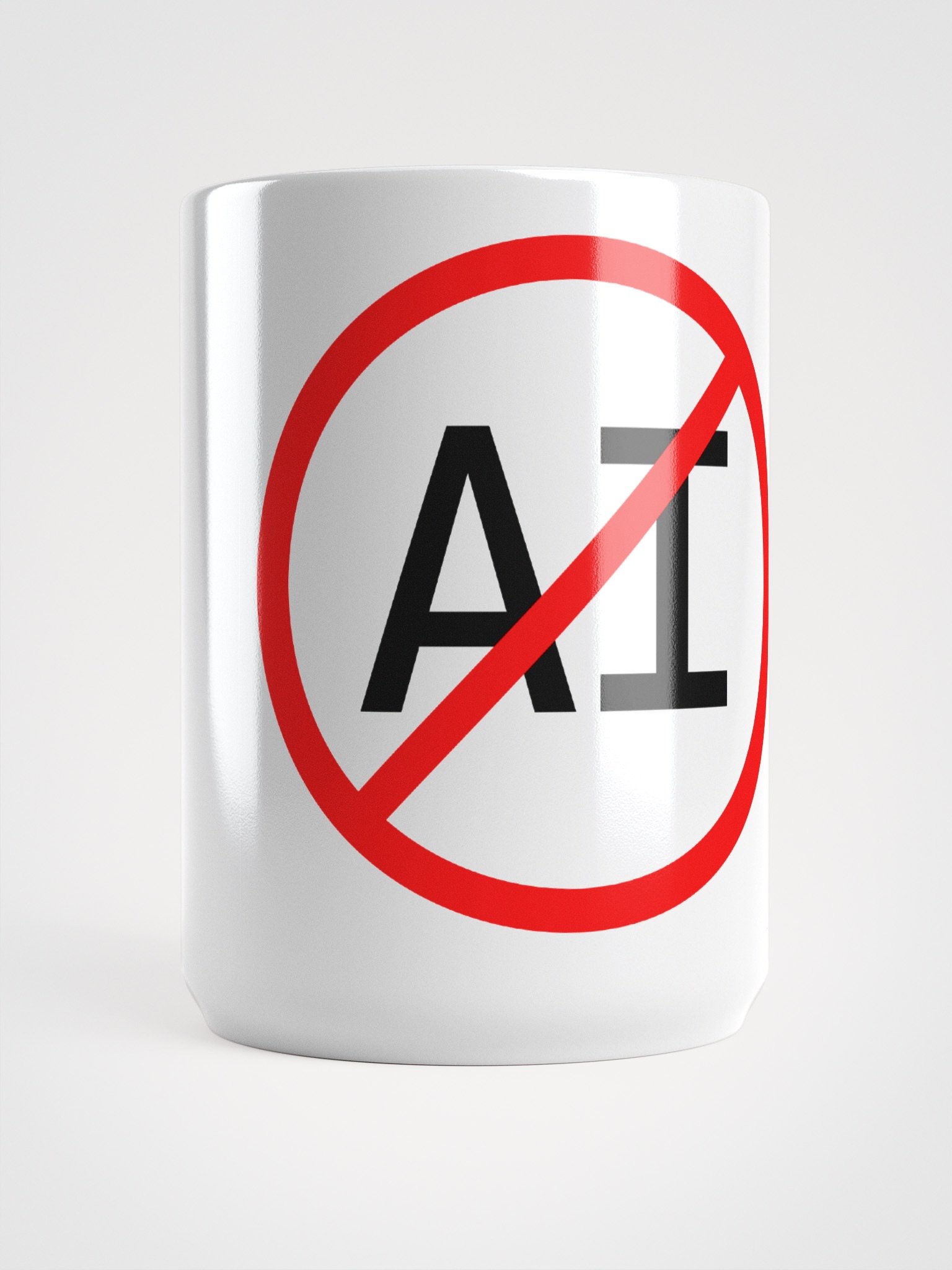 "No AI" mug product image (1)