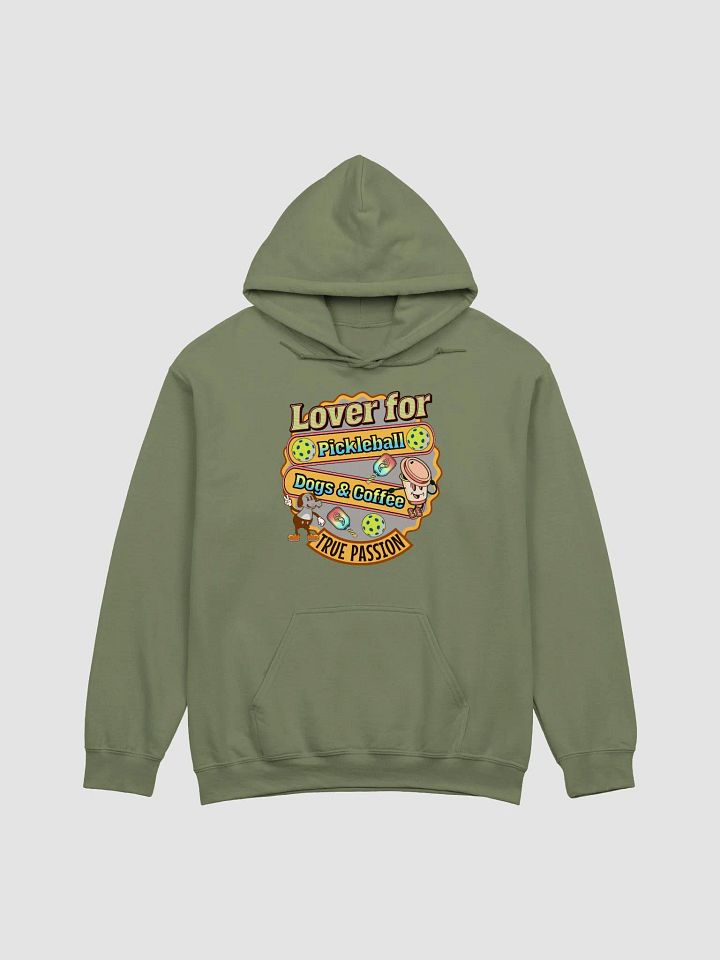Lover For Pickleball Dogs And Coffee Hoodie product image (11)