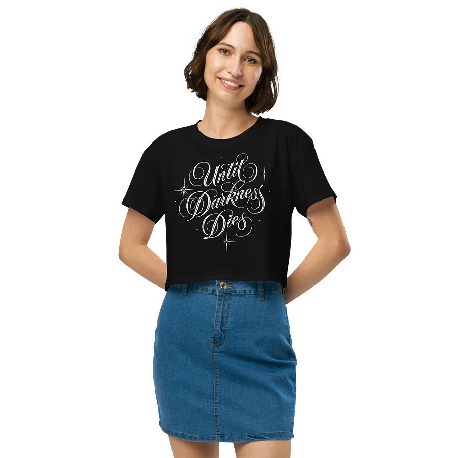 Until Darkness Dies (simple design) Women's Premium Crop Top product image (6)