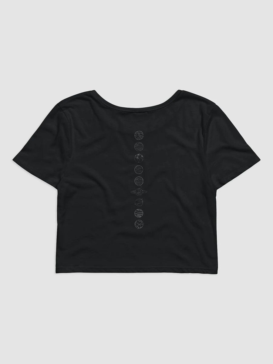 PW crop top with planets on the back product image (2)