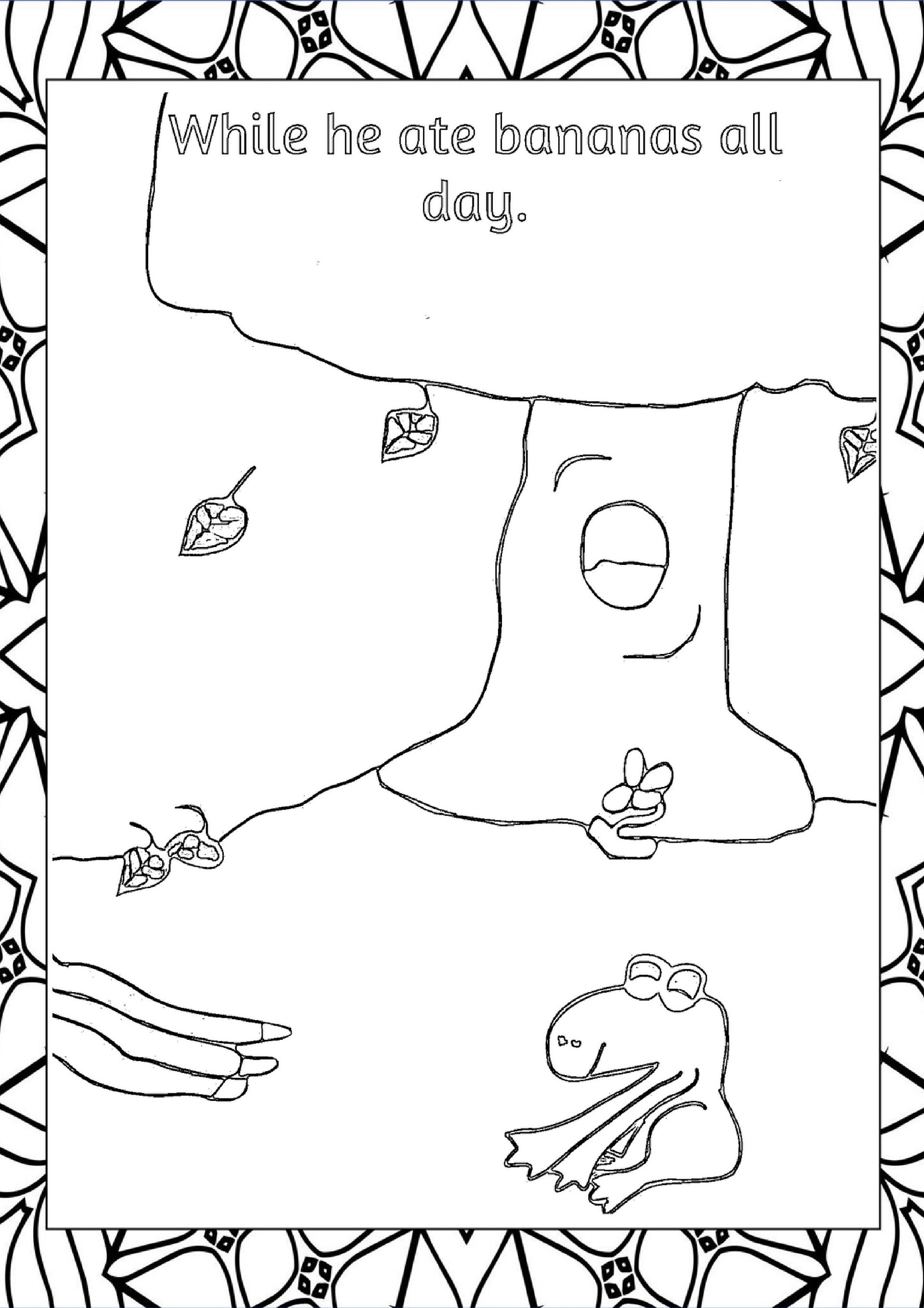 The Banana Bunny Bum Coloring Story for Kids product image (2)