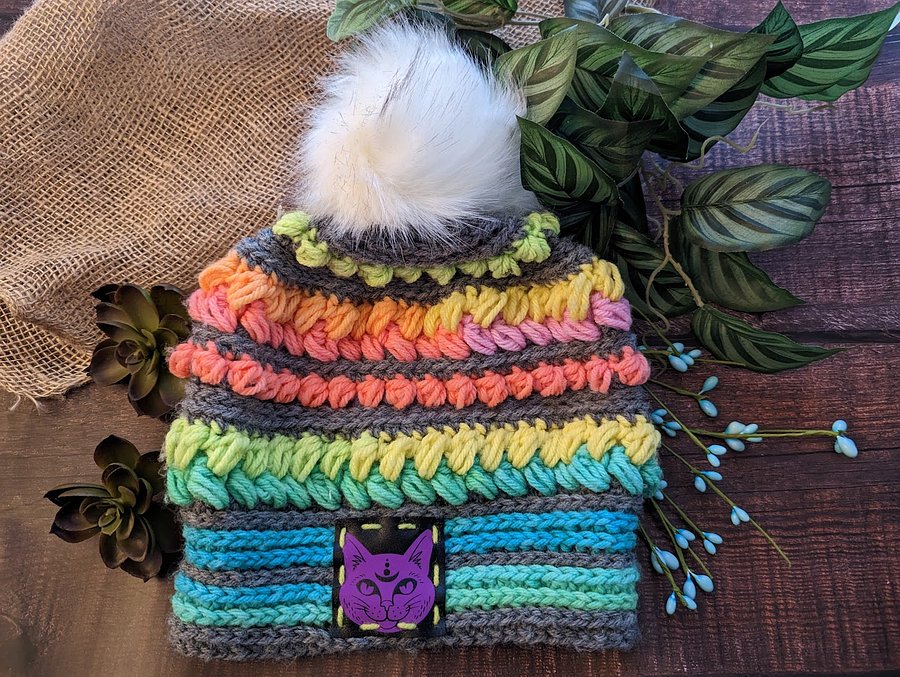 Celestial Cat - Neon Hat product image (1)