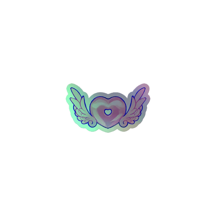 HEART BELL HOLO STICKER product image (1)