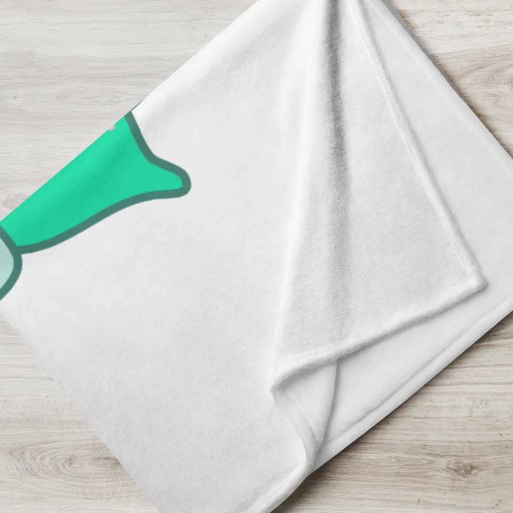 Sweet and Stabby Succulent Throw Blanket product image (5)