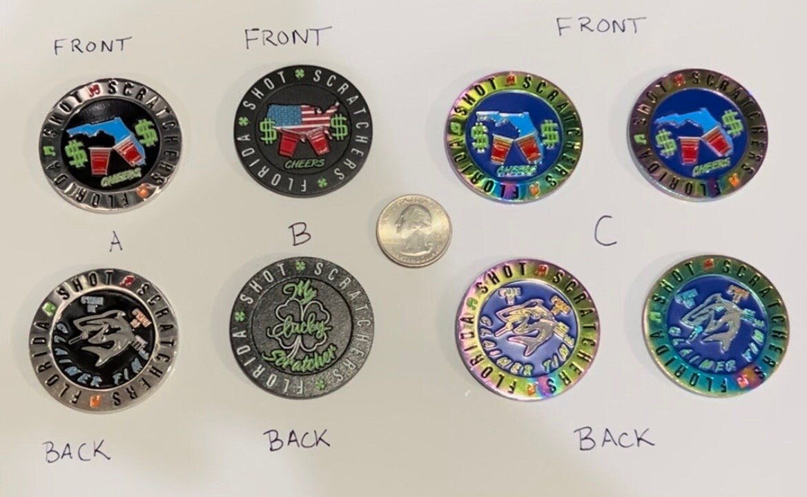 ShotScratchers Scratch Off Coins product image (4)