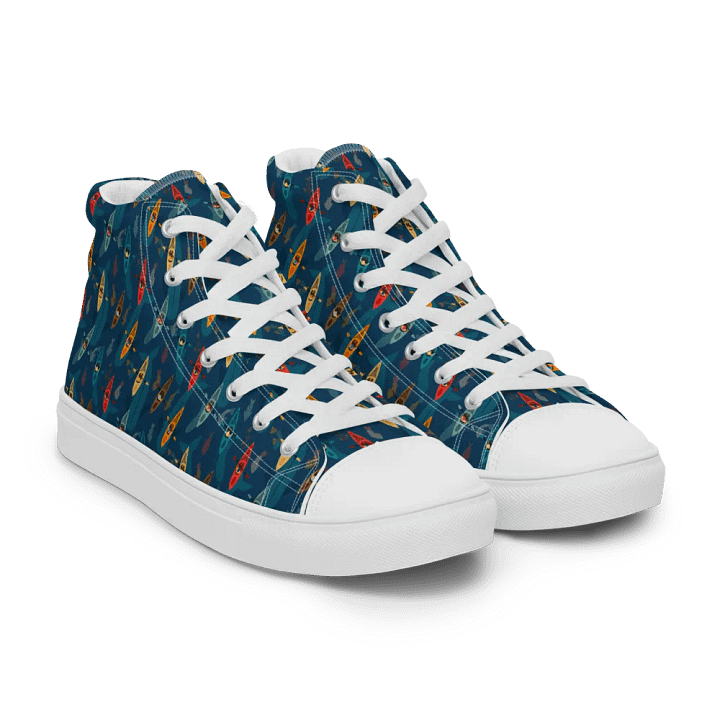 Underwater Surprise - Women High Top Canvas Shoes product image (1)