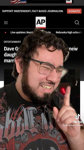 Dave Grohl announcing that he cheated on his wife and is now having a kid with the mistress was NOT on my 2024 bingo card.