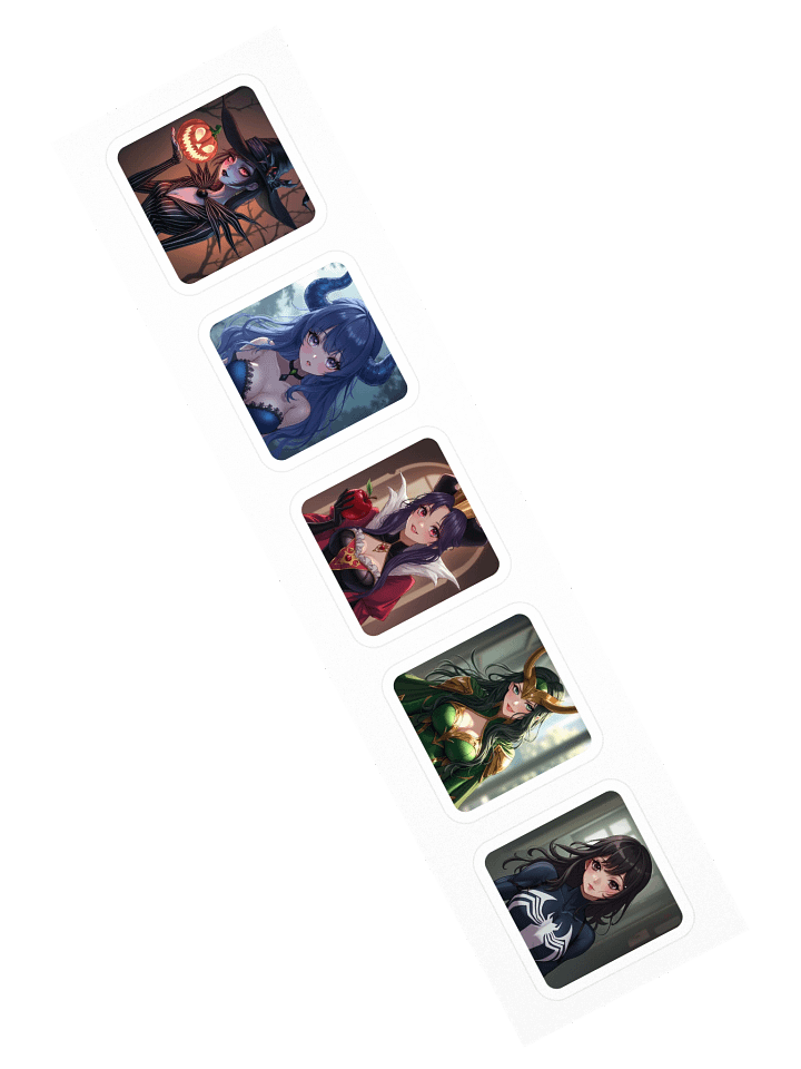 Streamer Inspired Sticker Sheet 2 product image (2)