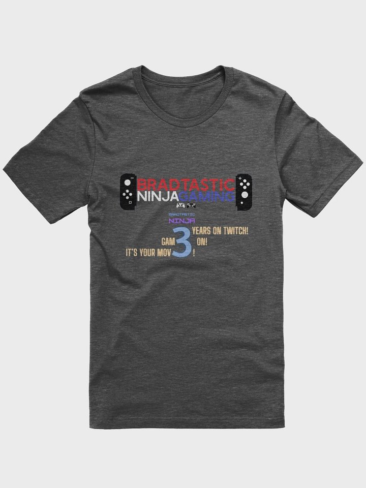 Bradtastic Ninja - Make-A-Wish Special Thanks T-Shirt - 3 Years on Twitch Edition product image (1)