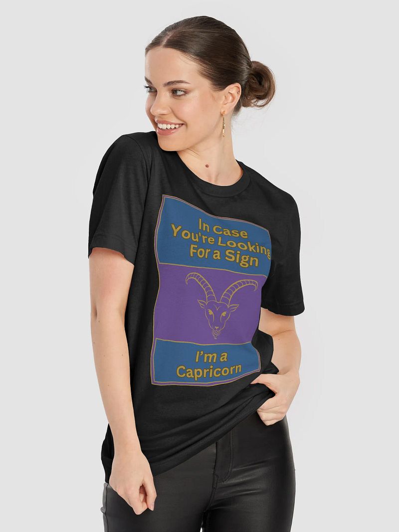 In Case You’re Looking For A Sign Capricorn Zodiac Sign T-Shirt, Zodiac Sign Vibes T-Shirt, Capricorn T-Shirt, Astrological T-shirt