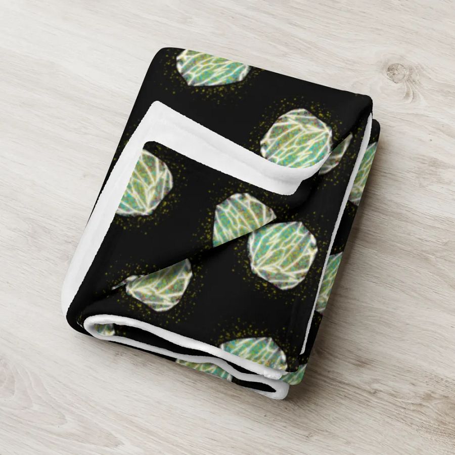 ItsMeHarp Shiny rock Throw Blanket product image (18)