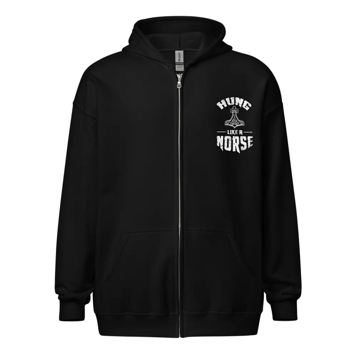 Hung like a Norse Zip Hoodie product image (2)
