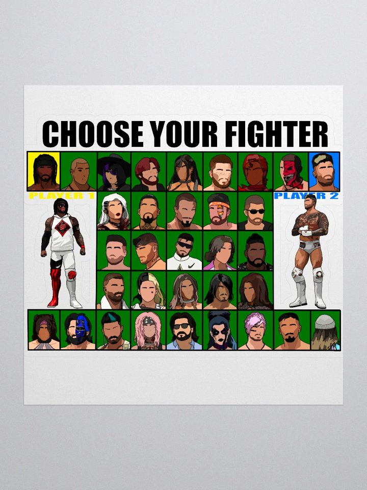PEPW Choose Your Fighter Judah x Flynn Sticker product image (1)