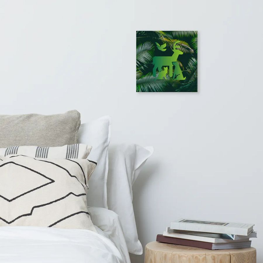 Endangered Species - Mexico - Tropical Mystery Green Logo Canvas Art product image (7)