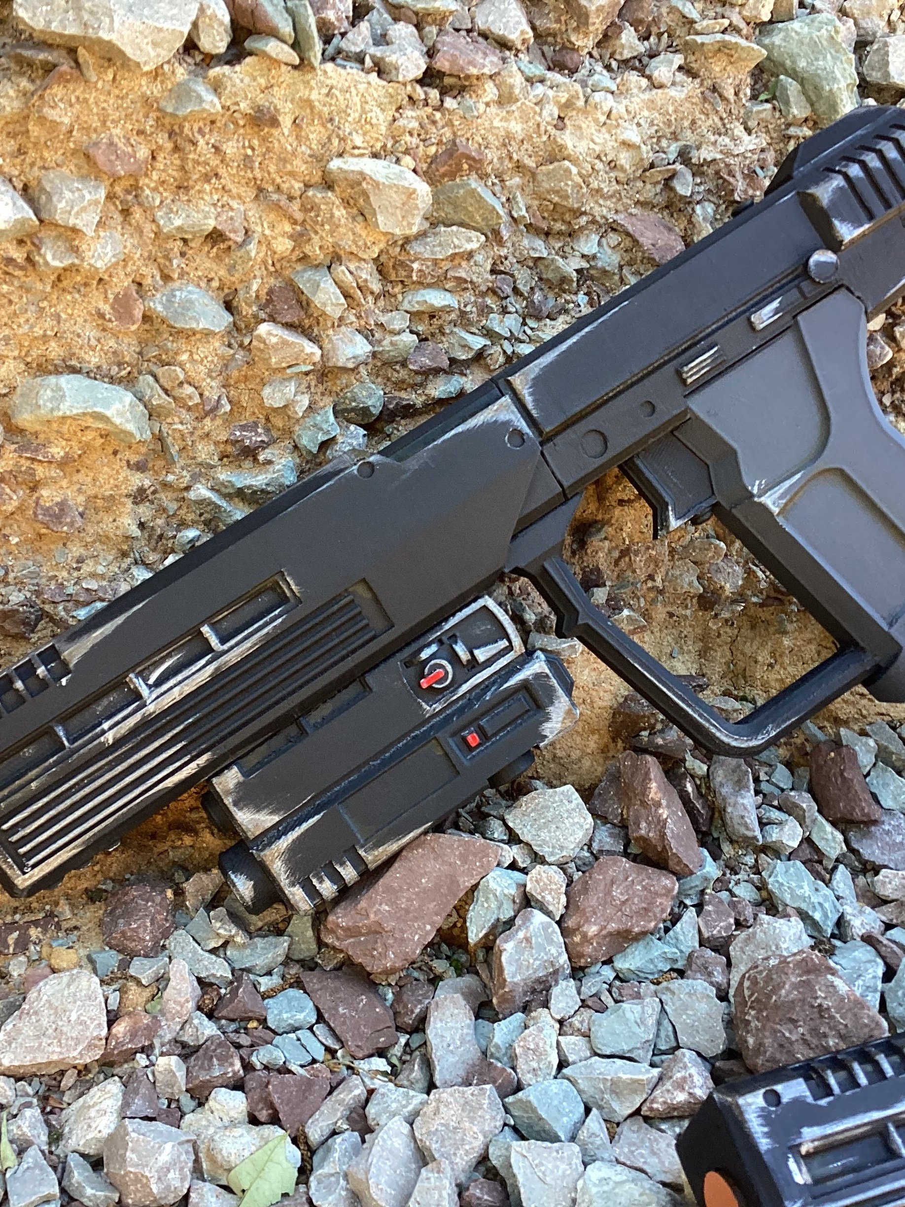 ODST Inspired M6C/SOCOM 3D printed Life-size prop/ orange tip product image (3)