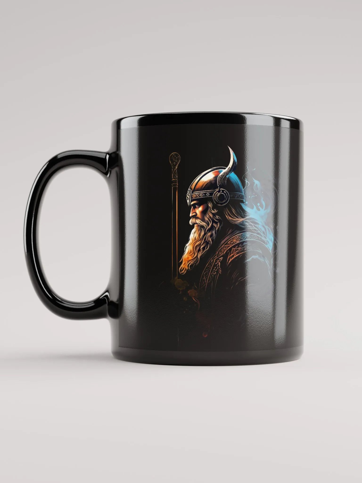 Black Glossy Mug - Viking product image (6)