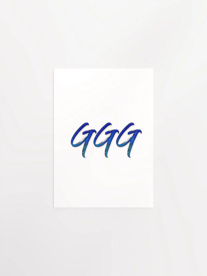 GGG Logo Poster product image (1)