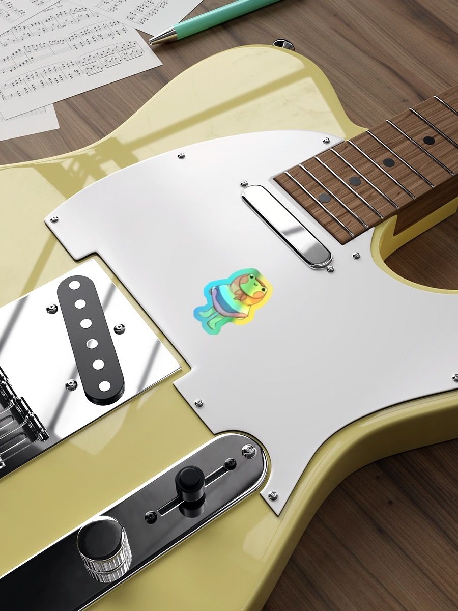 Gay frog holographic sticker product image (4)