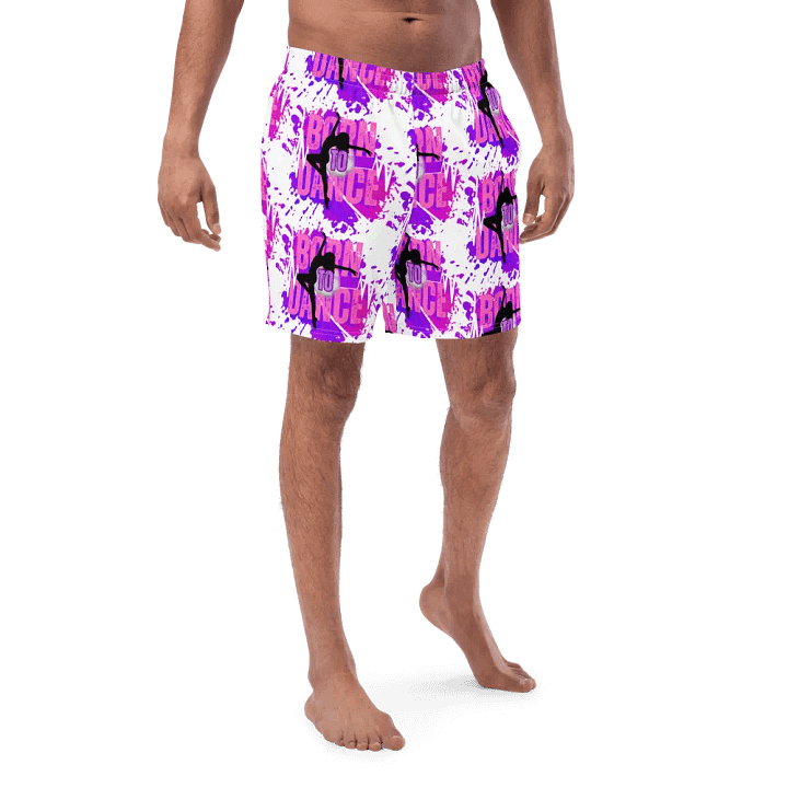 Born to Dance Her Silhouette All-Over Swim Trunks product image (1)