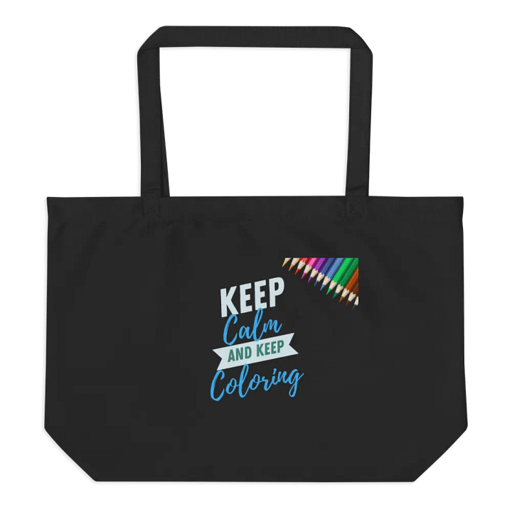Keep Calm & Keep Coloring Tote product image (1)