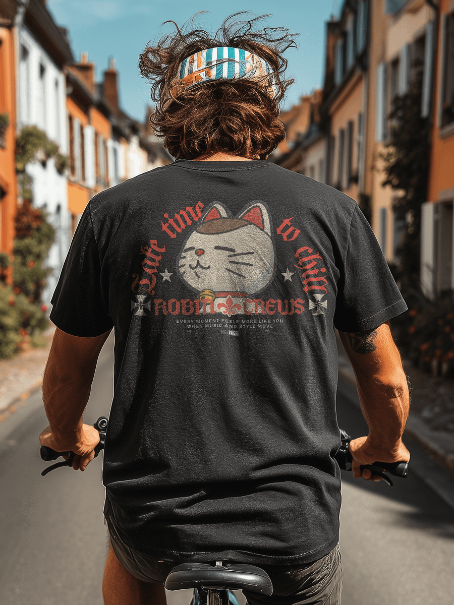 Take Time To Chill Cat T Shirt RobinCrews Signature product image (1)
