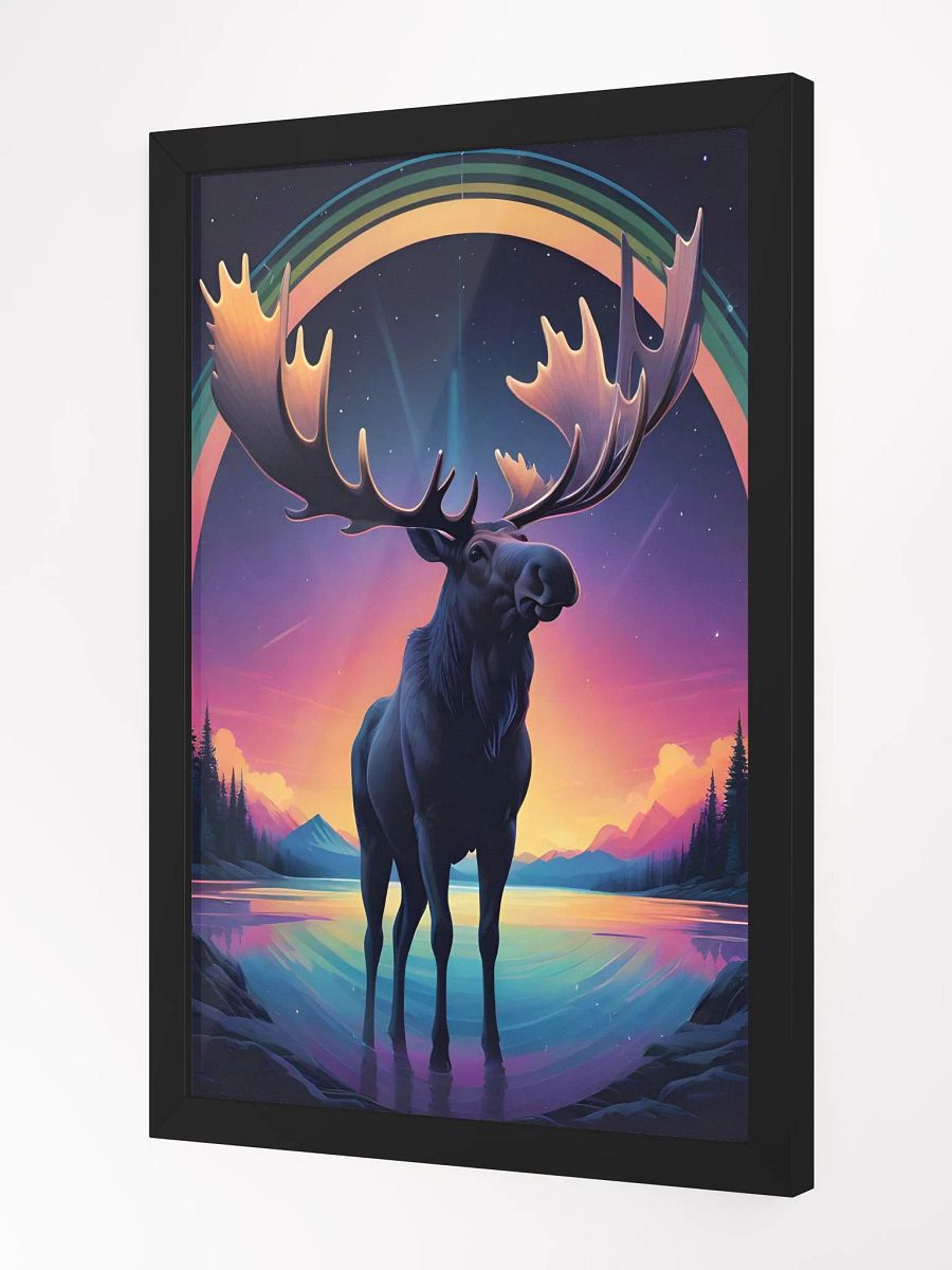 Moose Sunset Framed Poster product image (3)