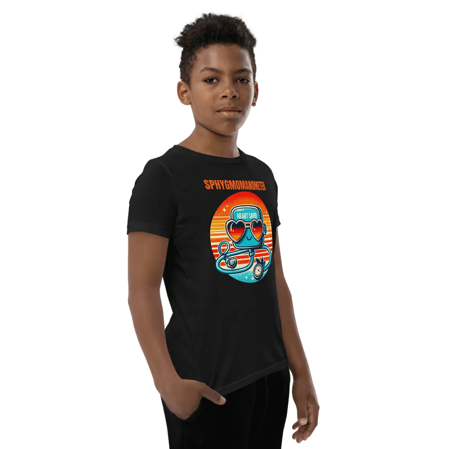 medical device tee, Heart Saver Sphygmomanometer Youth T-Shirt product image (9)