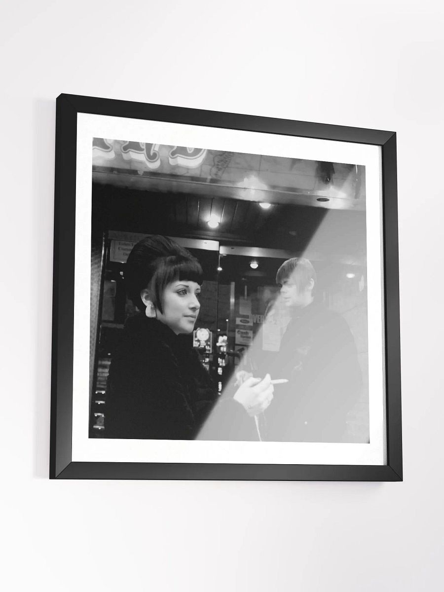 Framed Square Print Mod Couple - ON SALE product image (3)