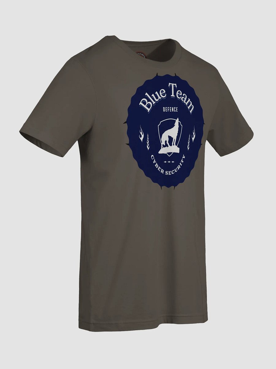 Cyber Security Blue Team Wolf's Vigil - Bella+Canvas Unisex T-Shirt (Super Soft Classic Fit) - Front Print product image (7)