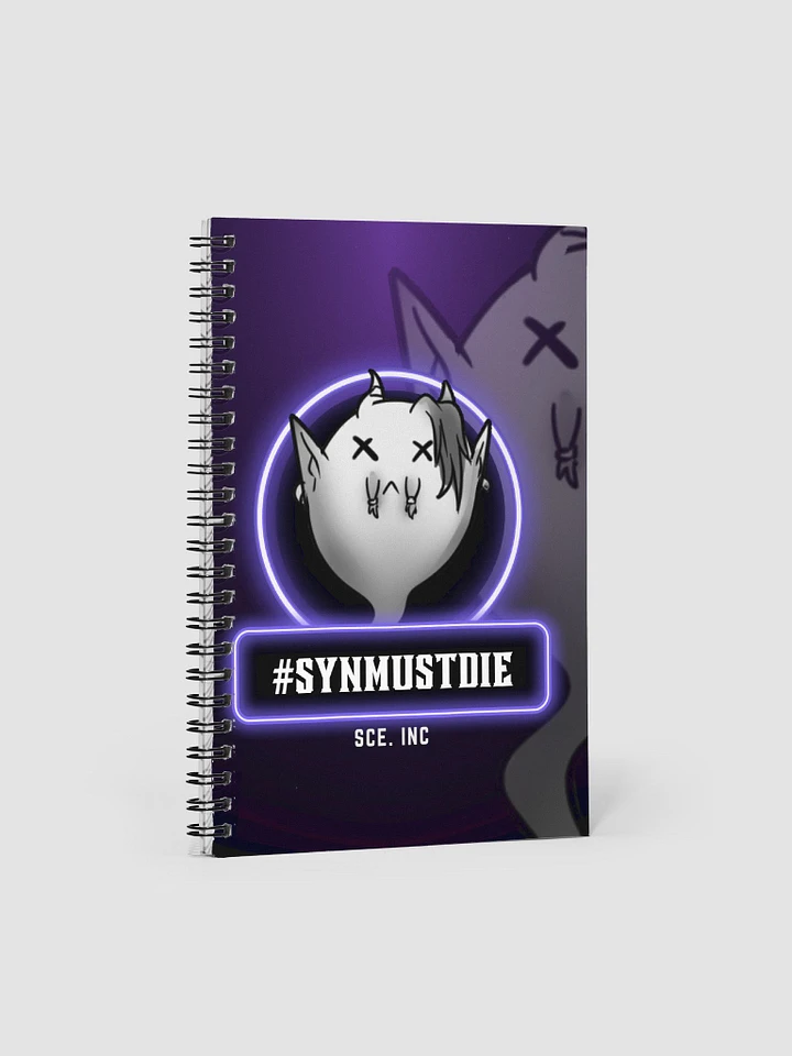 #SynMustDie spiral notebook product image (1)