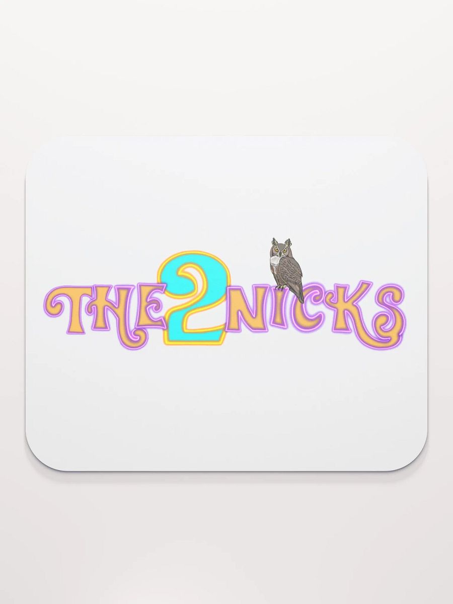 The2Nicks Classic Mouse Pad (White) product image (1)