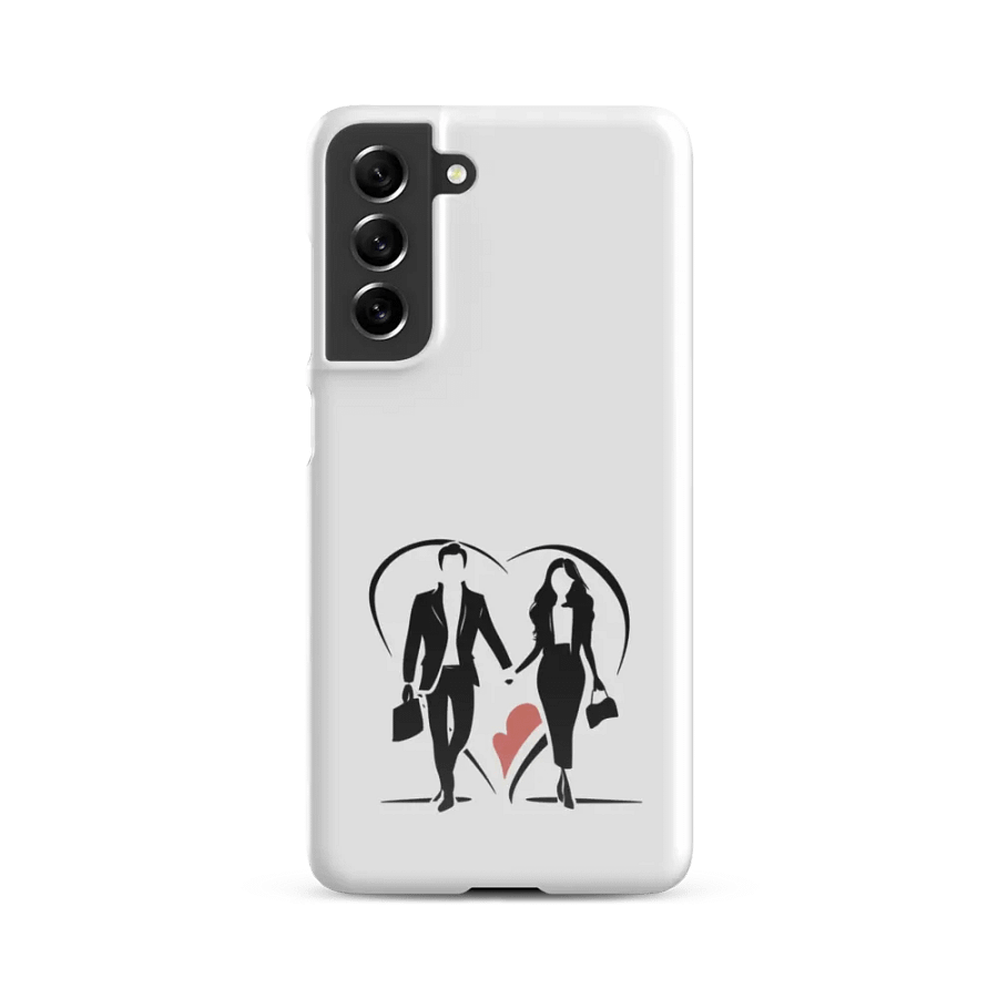 Modern Love Logo Snap Case for Samsung (White) product image (2)