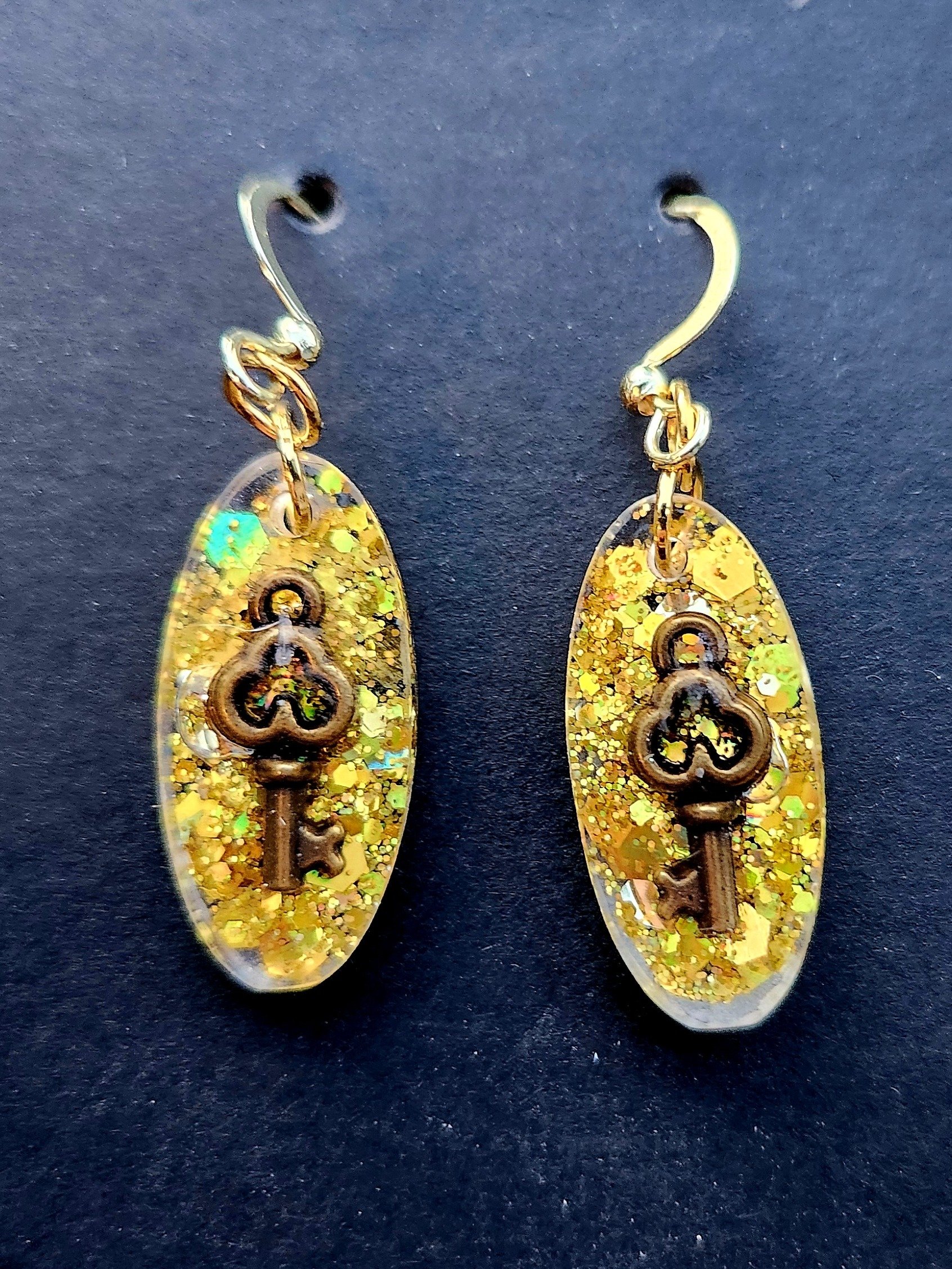 Small Key Earrings product image (2)