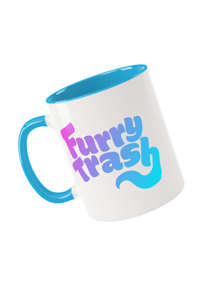 Furry Trash Mug - Bubble Logo (Twilight Gradient) product image (1)