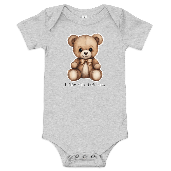 Whimsical Teddy Bear Baby Onesie product image (4)