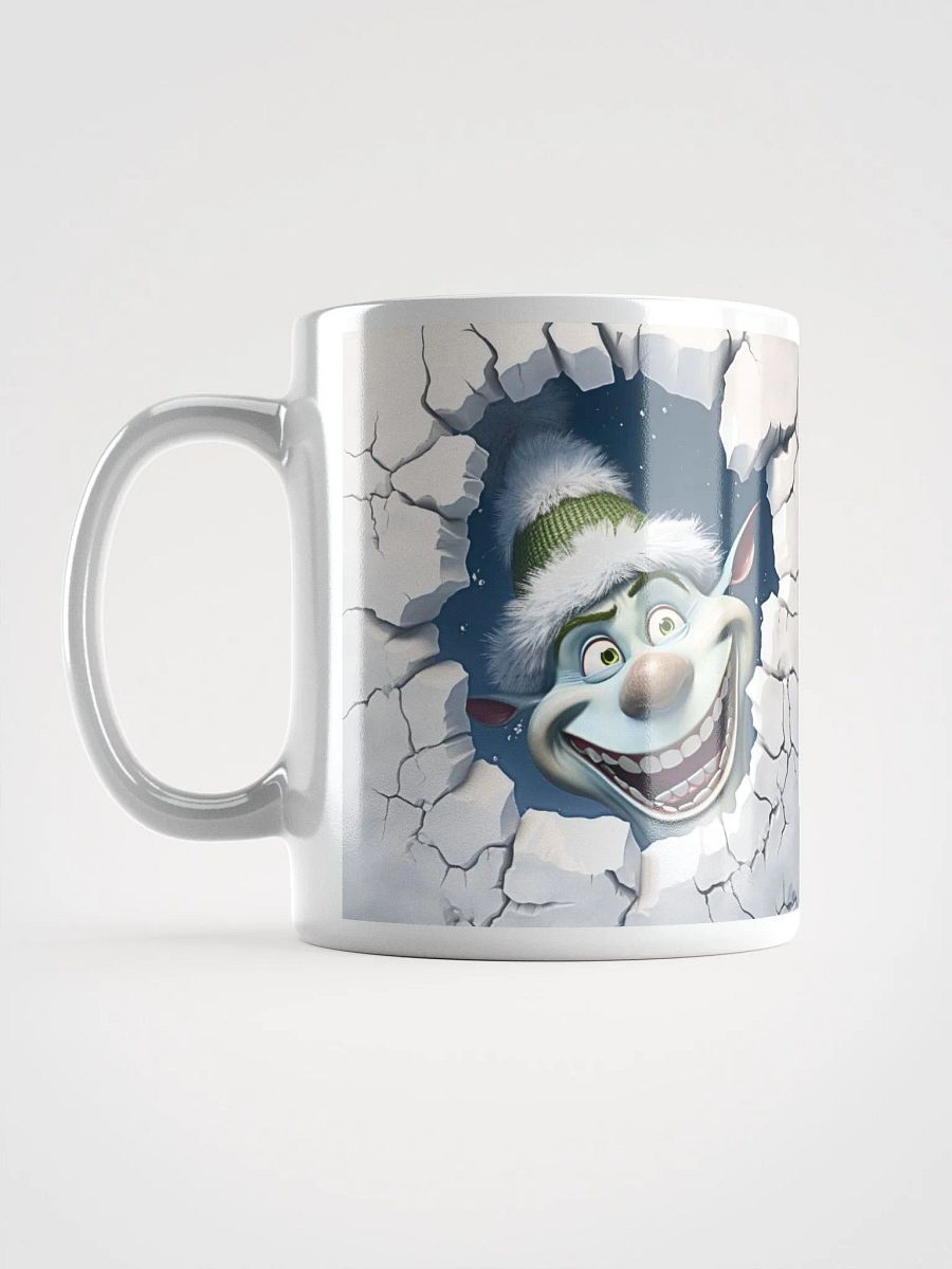 Mischievous Grinch 3D Christmas Mug - Double-Sided Peek-a-Boo Design product image (17)