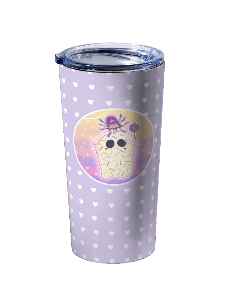 Pastel Little Ghost & Pet Spider - Stainless Steel Tumbler product image (1)