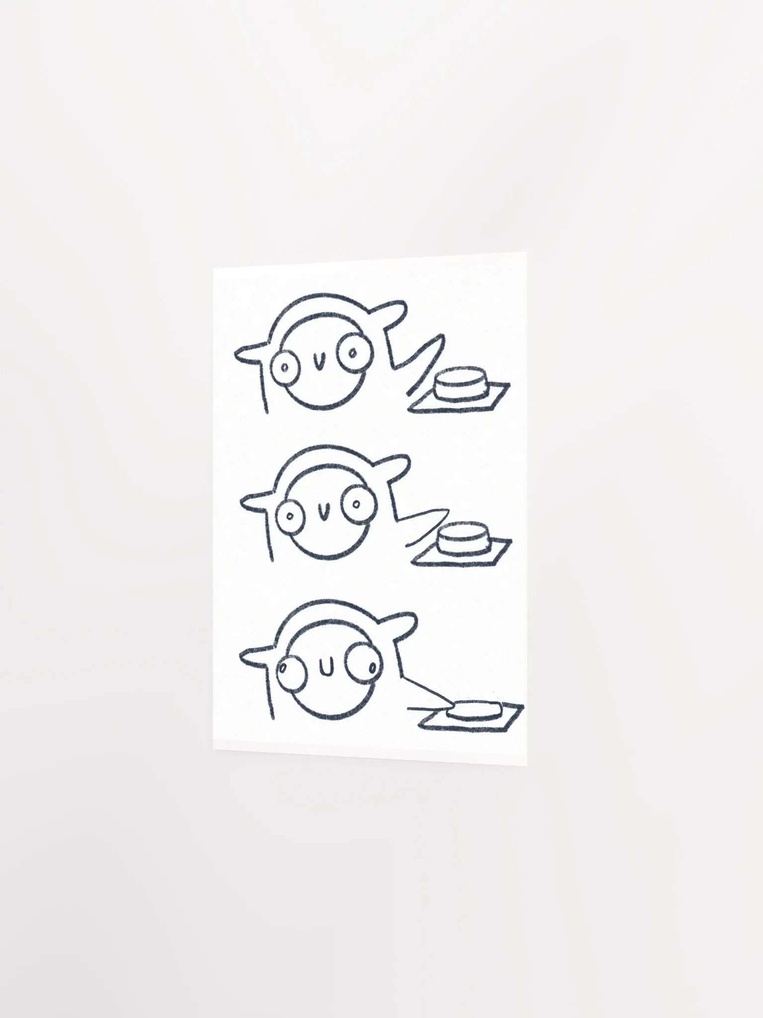 Three steps colourable poster product image (3)